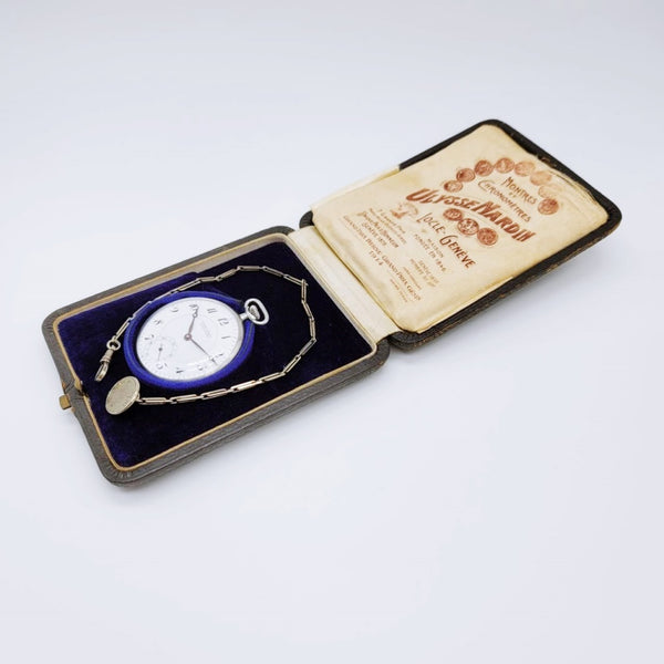 ユリスナルダン 17型 伏石サファイア 手巻き ULYSSE NARDIN cal.17 Pocket watch